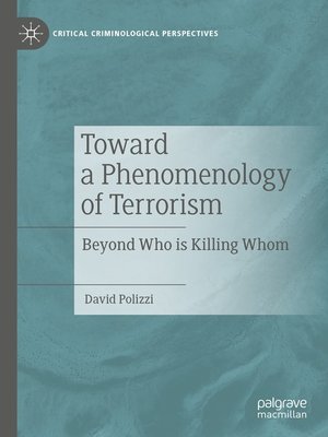 cover image of Toward a Phenomenology of Terrorism